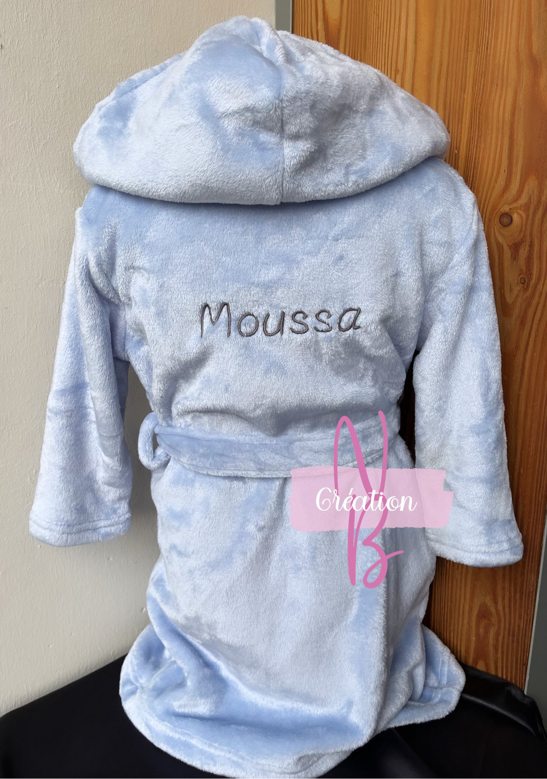 Peignoir polaire enfant {Broderie}