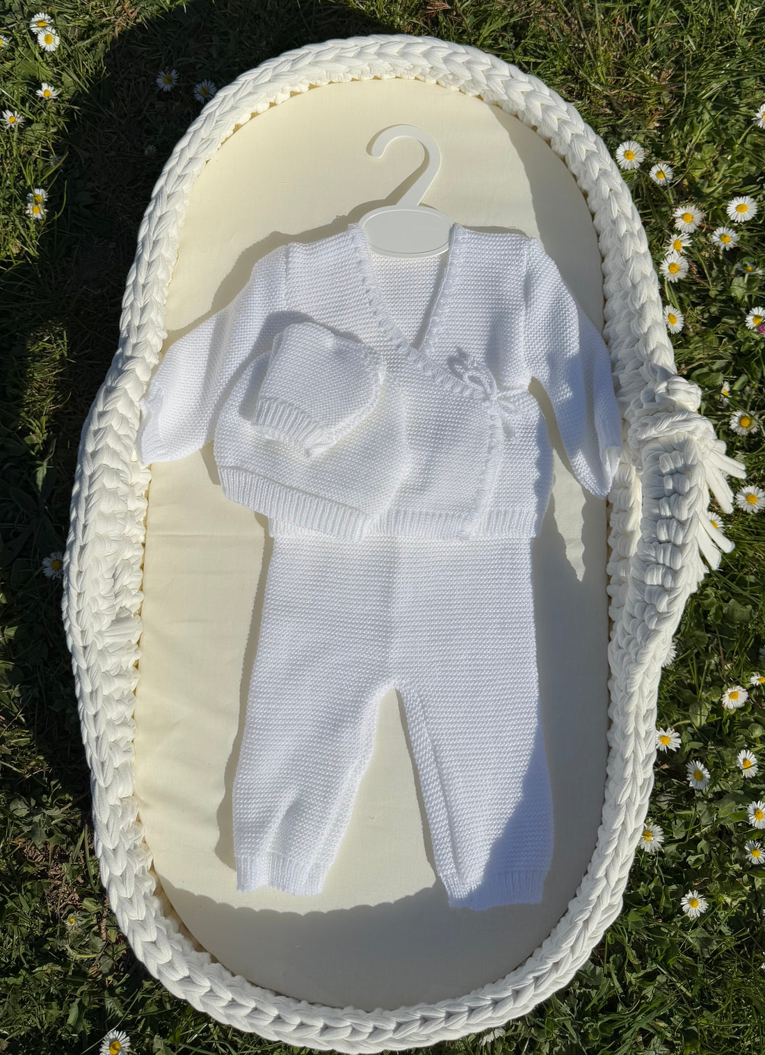 Ensemble en maille {Broderie}