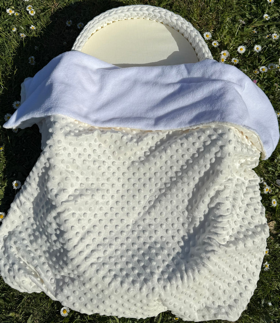 Plaid minky {Broderie}