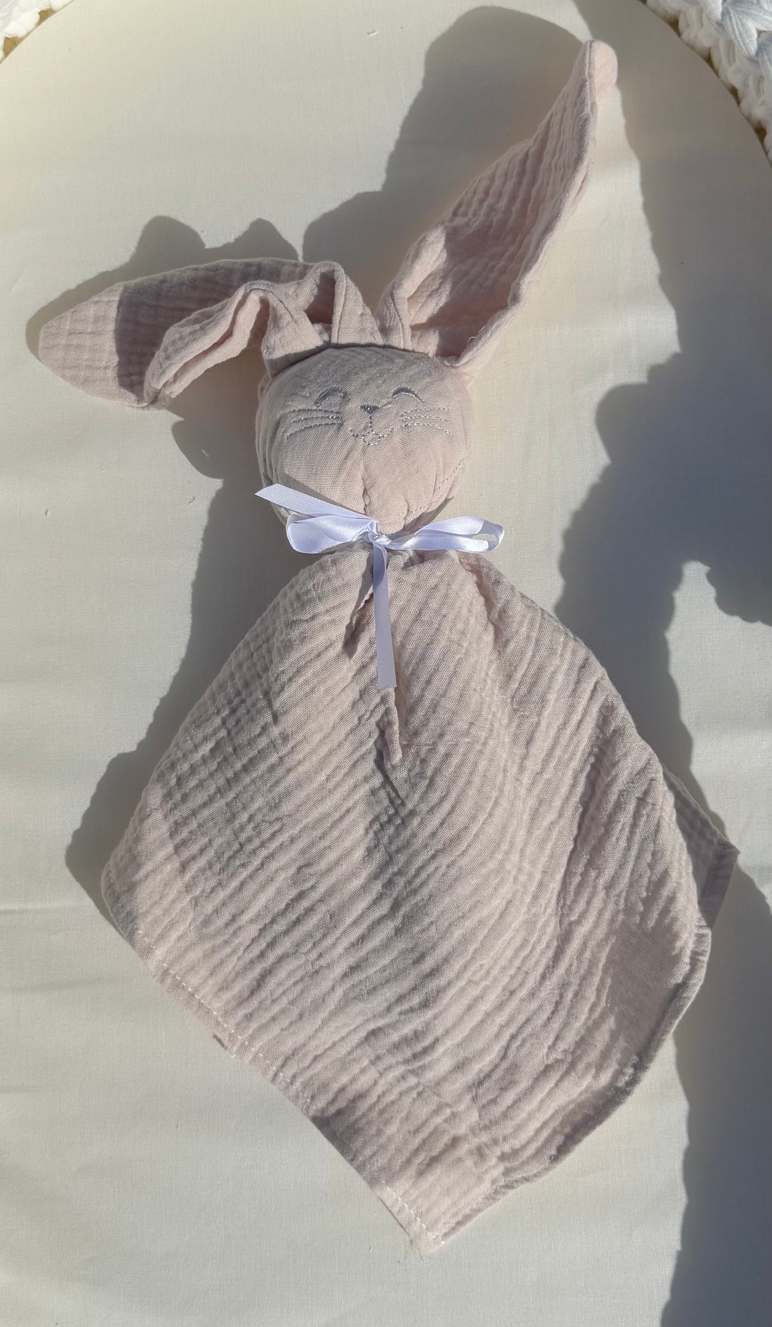 Doudou gaz de coton {Broderie}