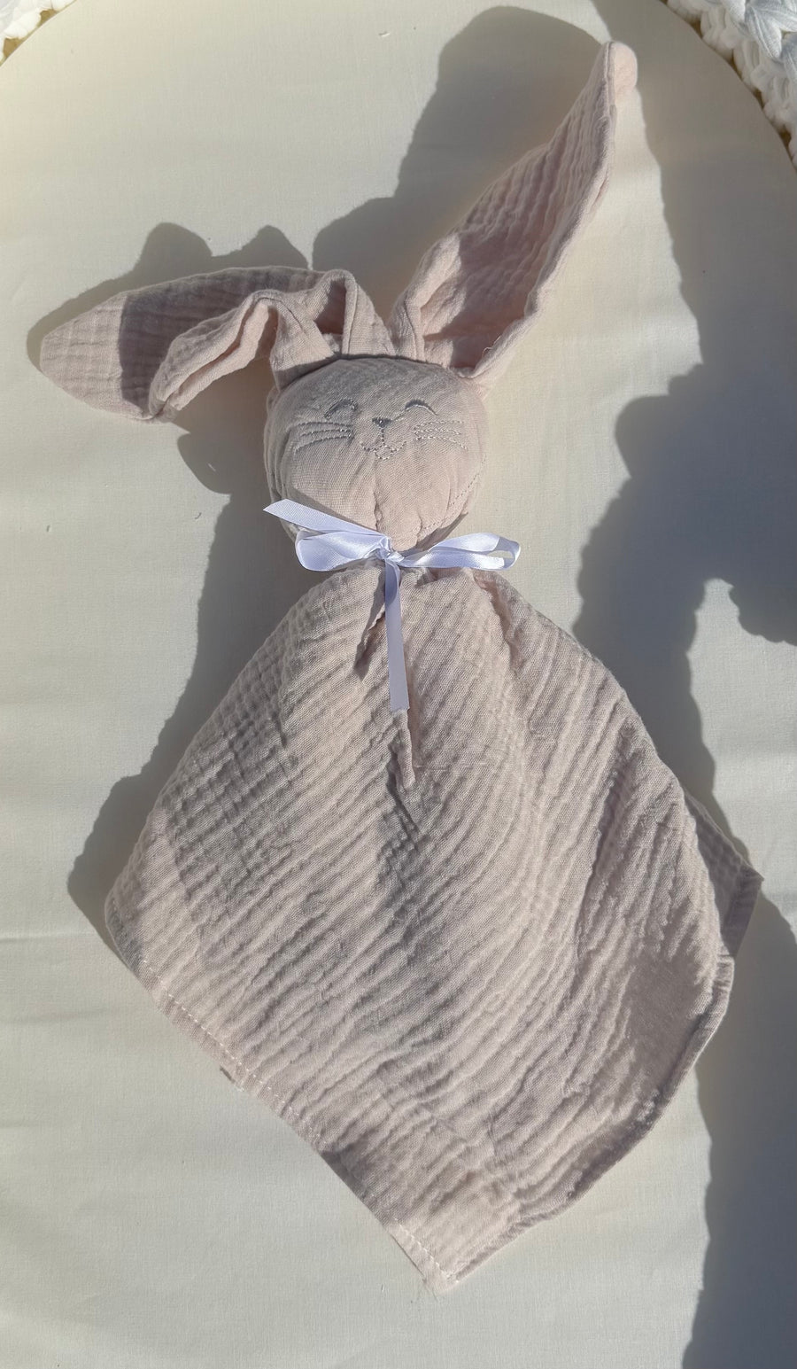 Doudou gaz de coton {Broderie}