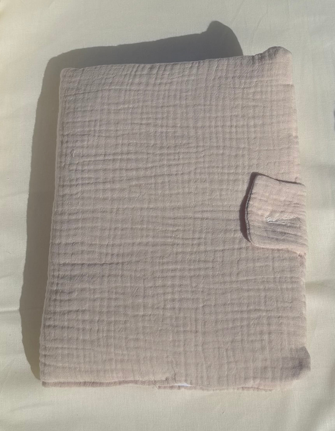 Protège carnet de santé gaz de coton {Broderie}