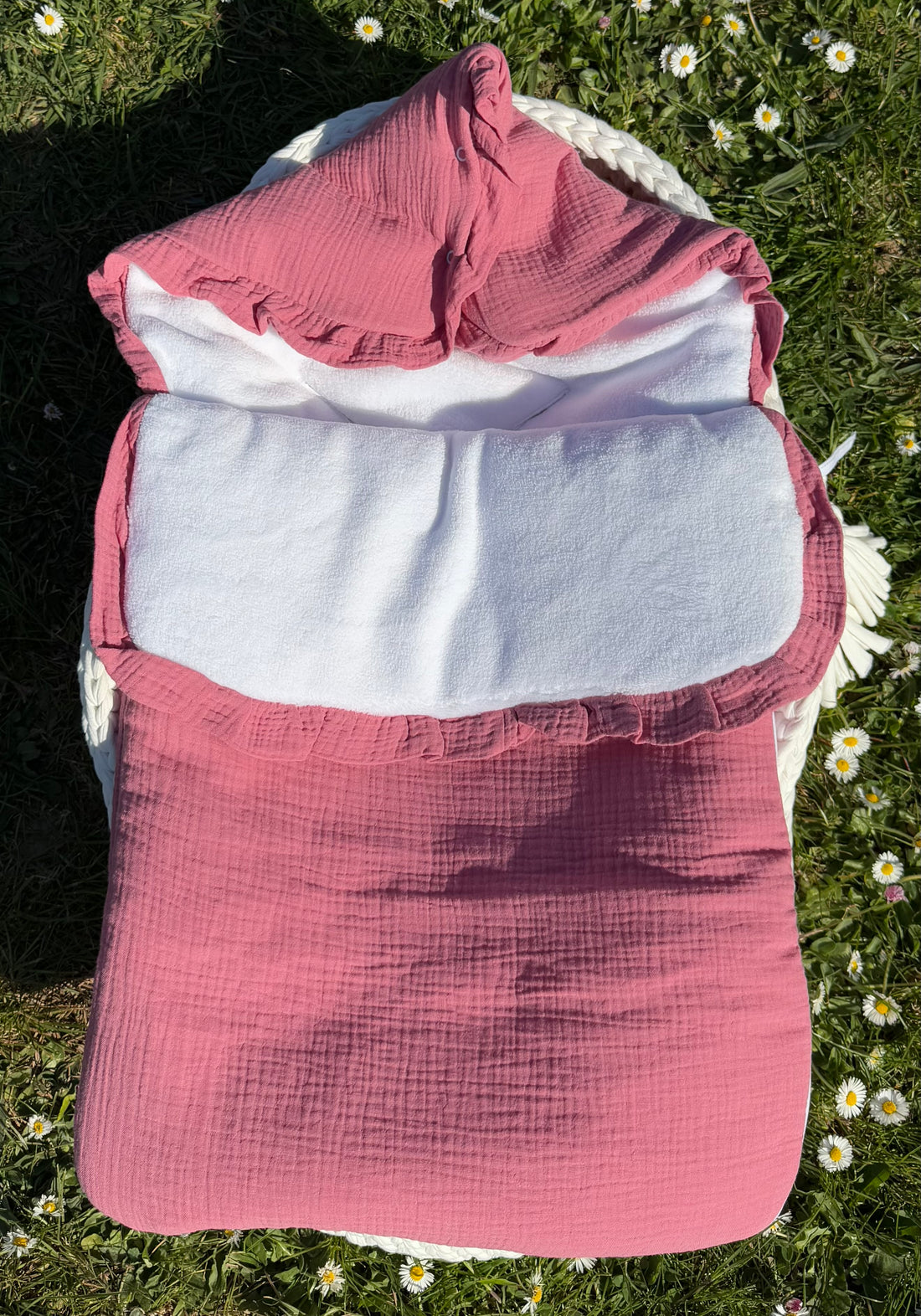 Nid d’ange gaz de coton {Flocage}