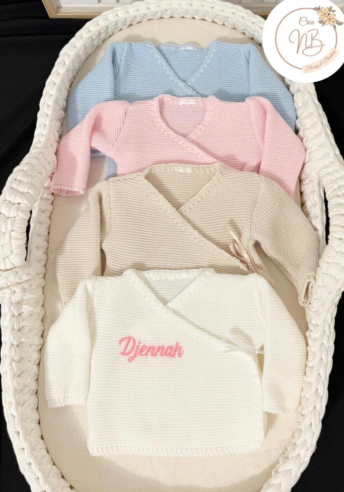 Brassière en maille {Broderie}