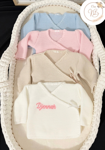 Brassière en maille {Broderie}