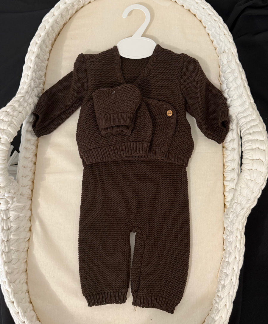 Ensemble en maille {Broderie}