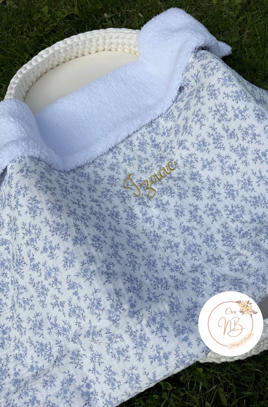 Plaid collection gold / Intérieur Sherpa {Broderie} Confection 1 MOIS