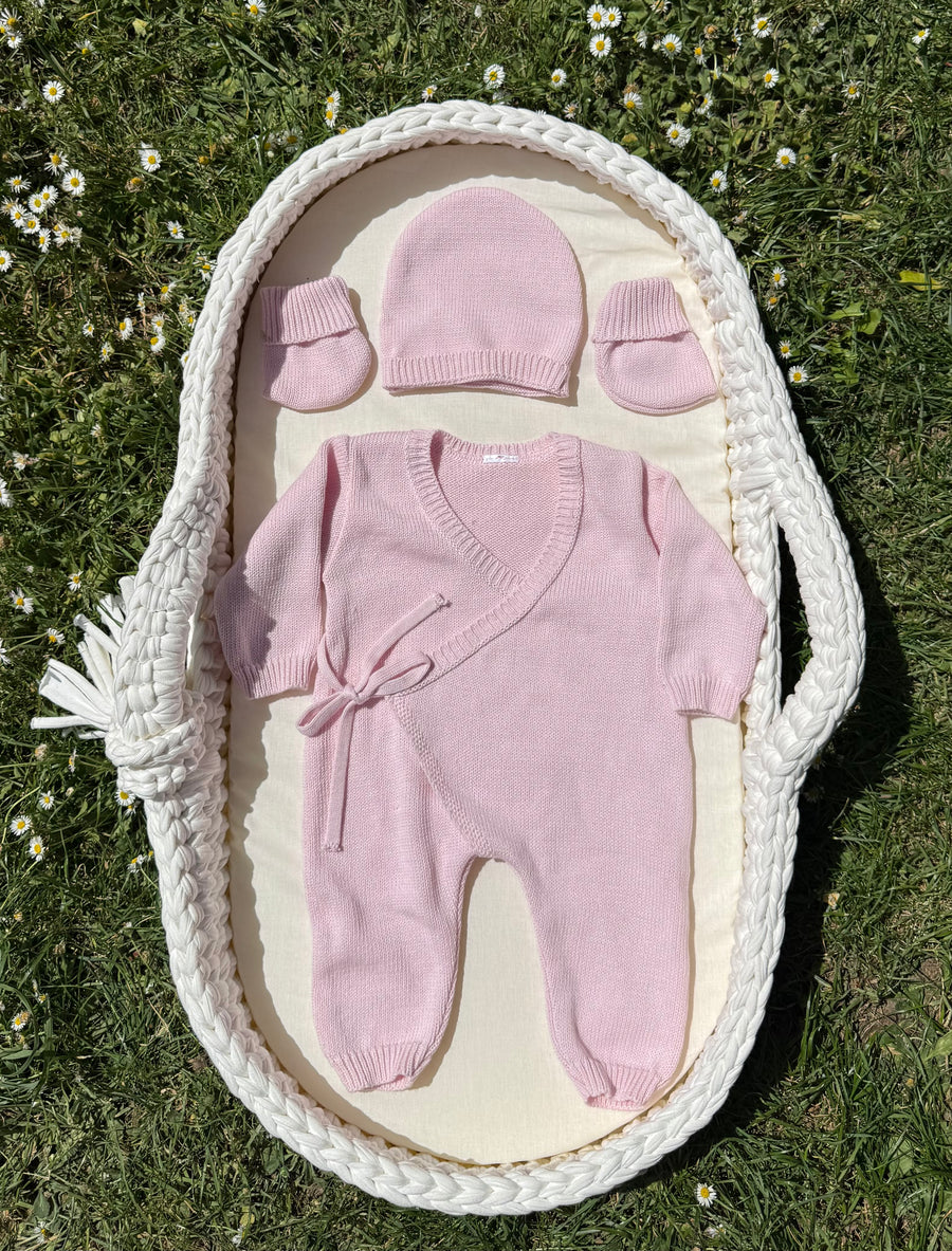 Combinaison en maille {Broderie}