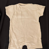 Combinaison short gaz de coton {Avec personnalisation en flocage}