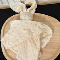 Doudou minky écru {Broderie} {Défaut}