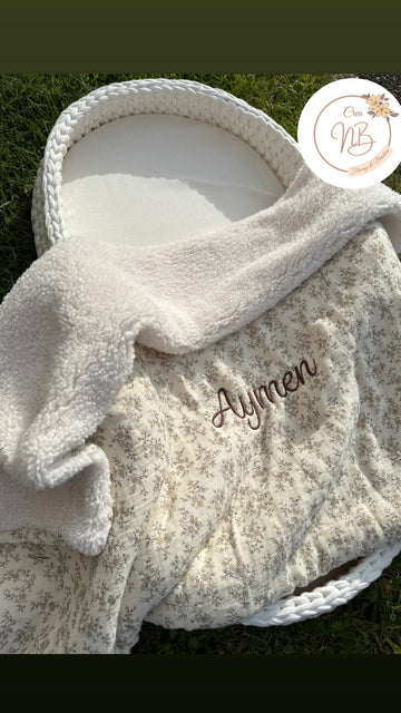 Plaid collection gold / Intérieur Sherpa {Broderie}