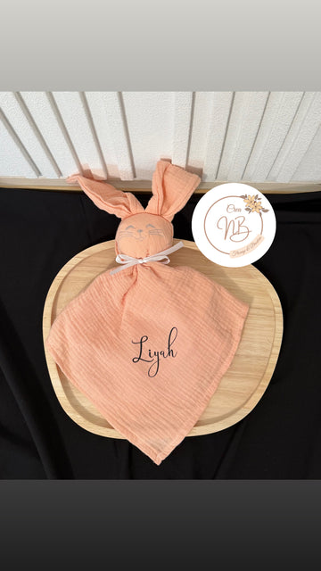 Doudou gaz de coton {Flocage}