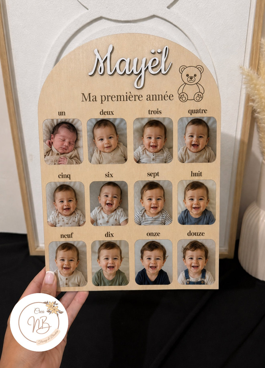 Panneau ma première année (petite photo)
