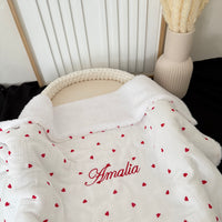 Plaid collection gold / Intérieur Sherpa {Broderie} Confection 1 MOIS