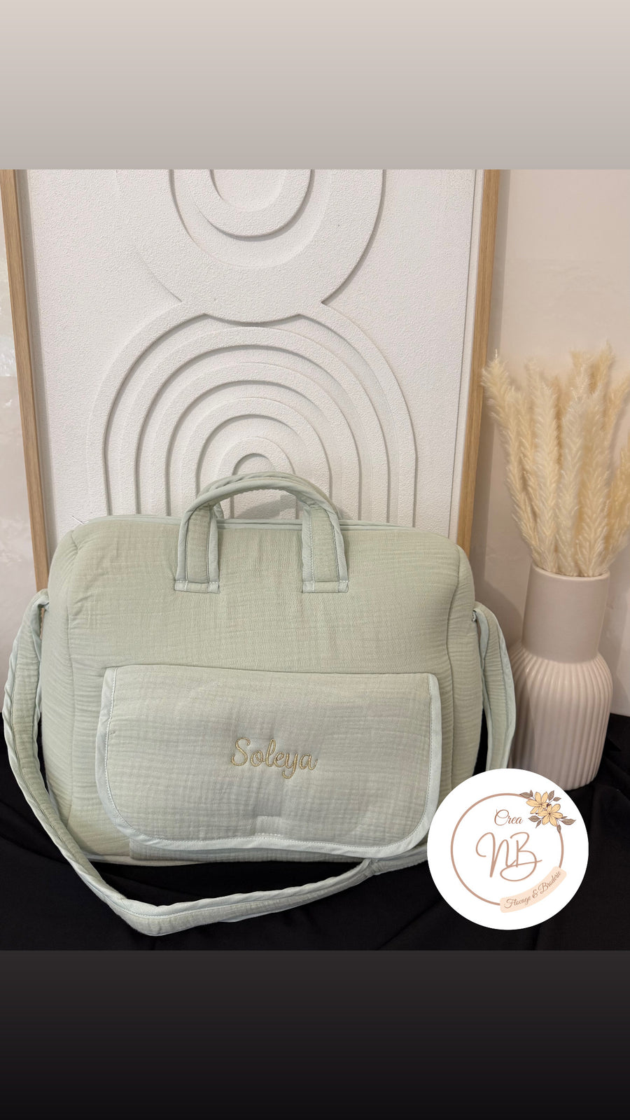 Sac à langer {Broderie}