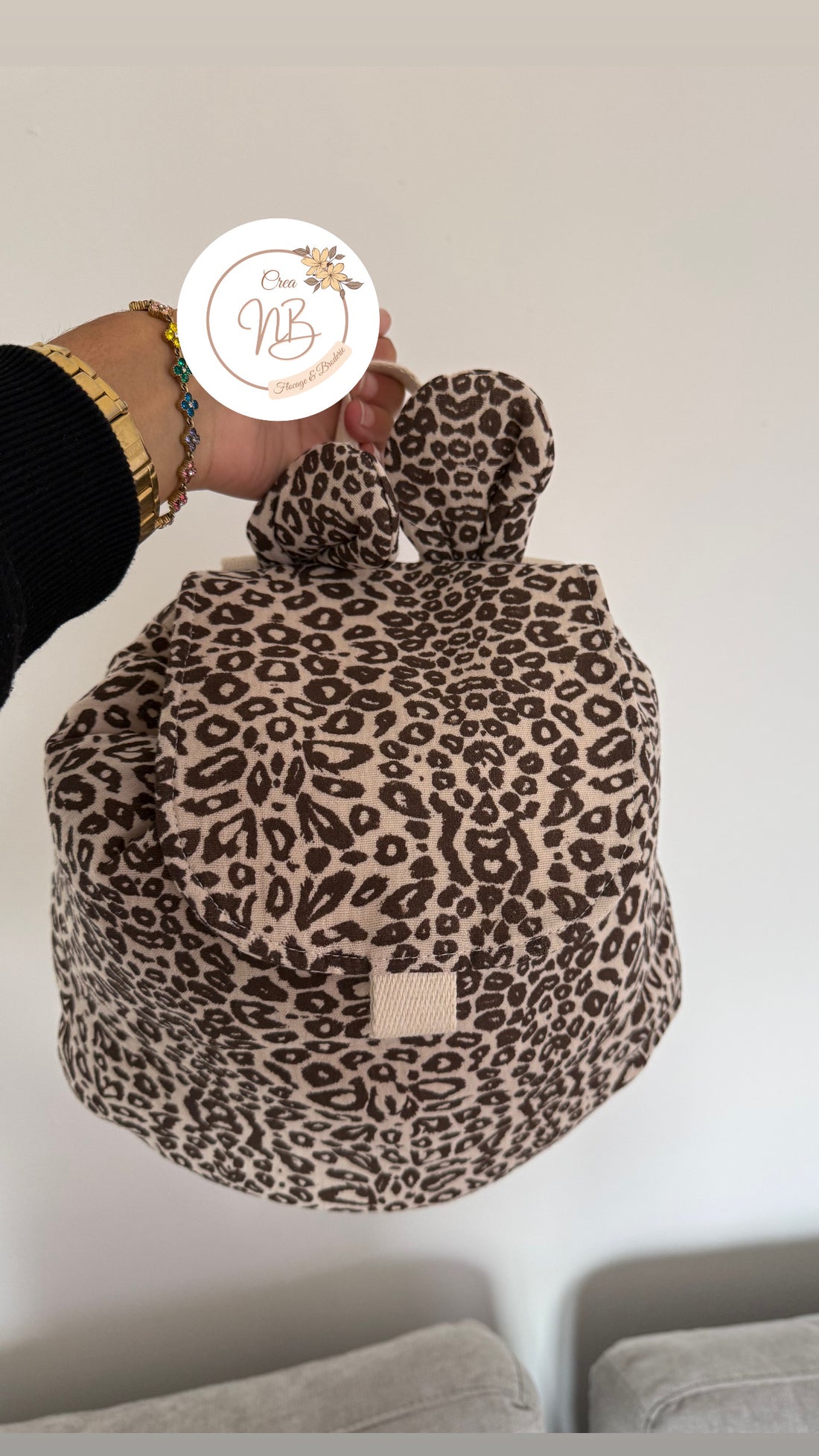 Sac à dos gaz de coton {Broderie}