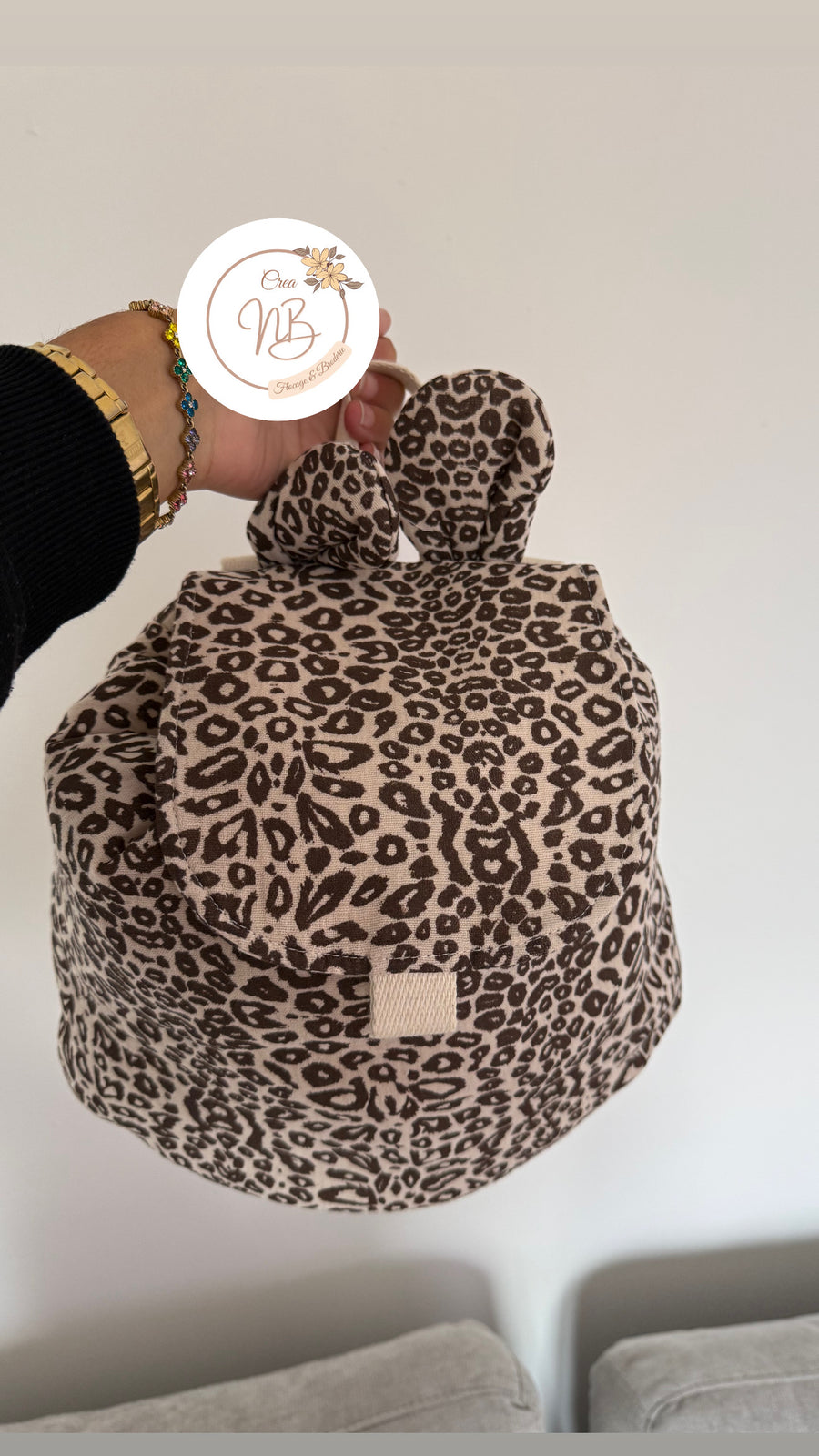 Sac à dos gaz de coton {Broderie}