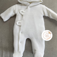 Combinaison pilote maille {Broderie}